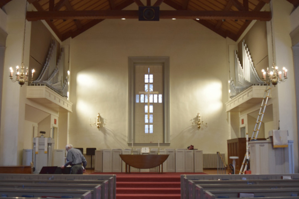 First Presbyterian Church, East Aurora, NY before work